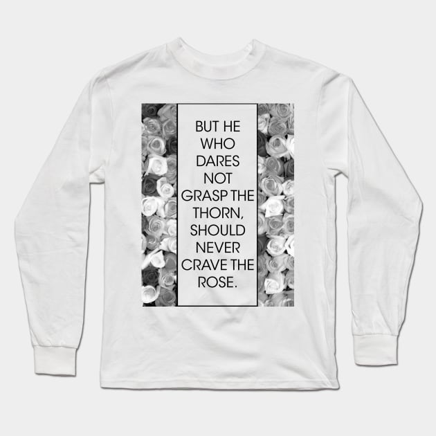 Thorn x Rose Long Sleeve T-Shirt by DigitalVeil